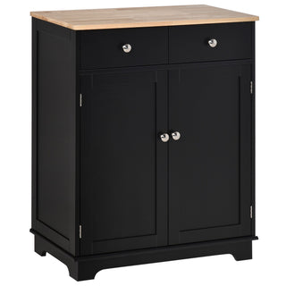2-Door Sideboard Buffet Cabinet with Adjustable Shelf and Drawers