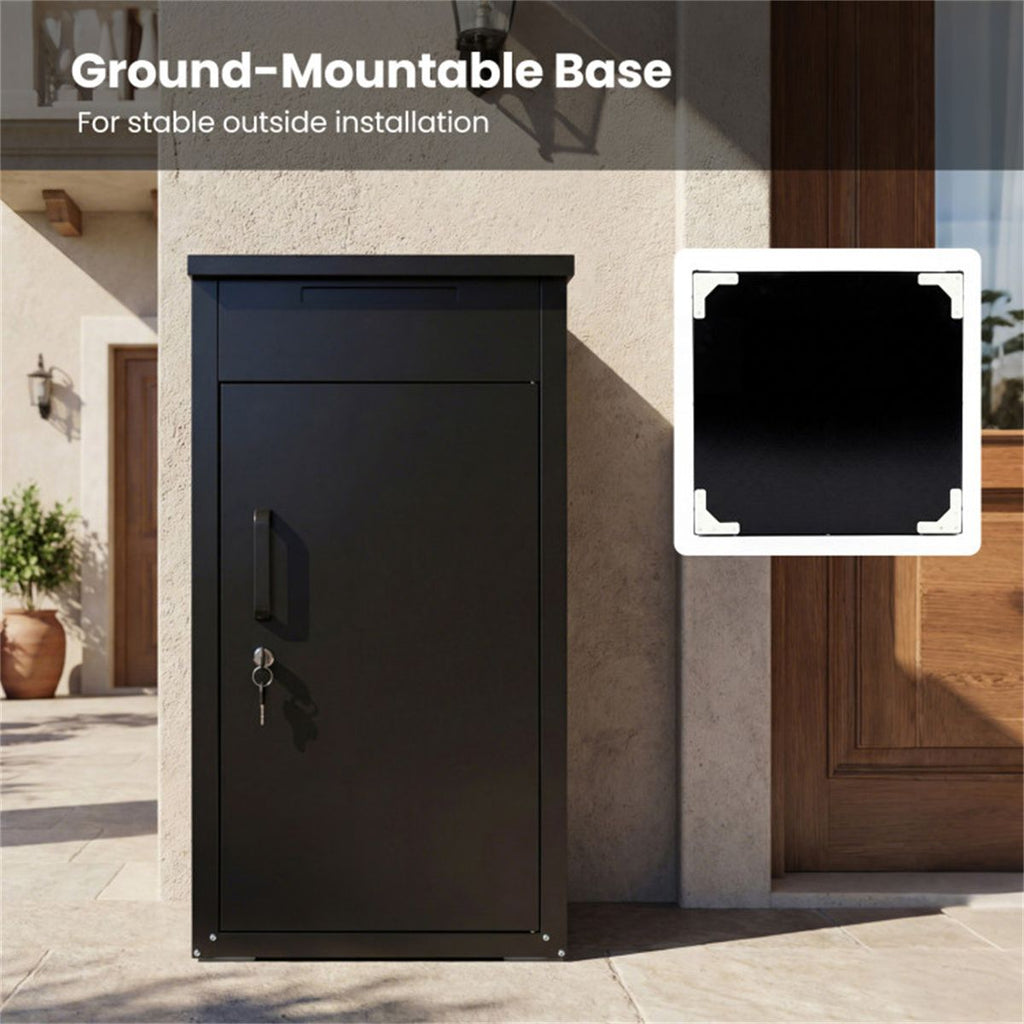 Lockable Two-in-One Mailbox and Parcel Box