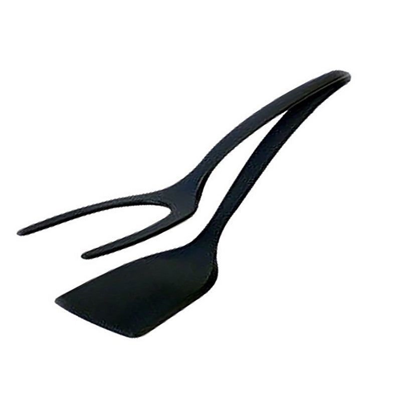 Two-in-One Spatula Tongs for Flipping and Serving