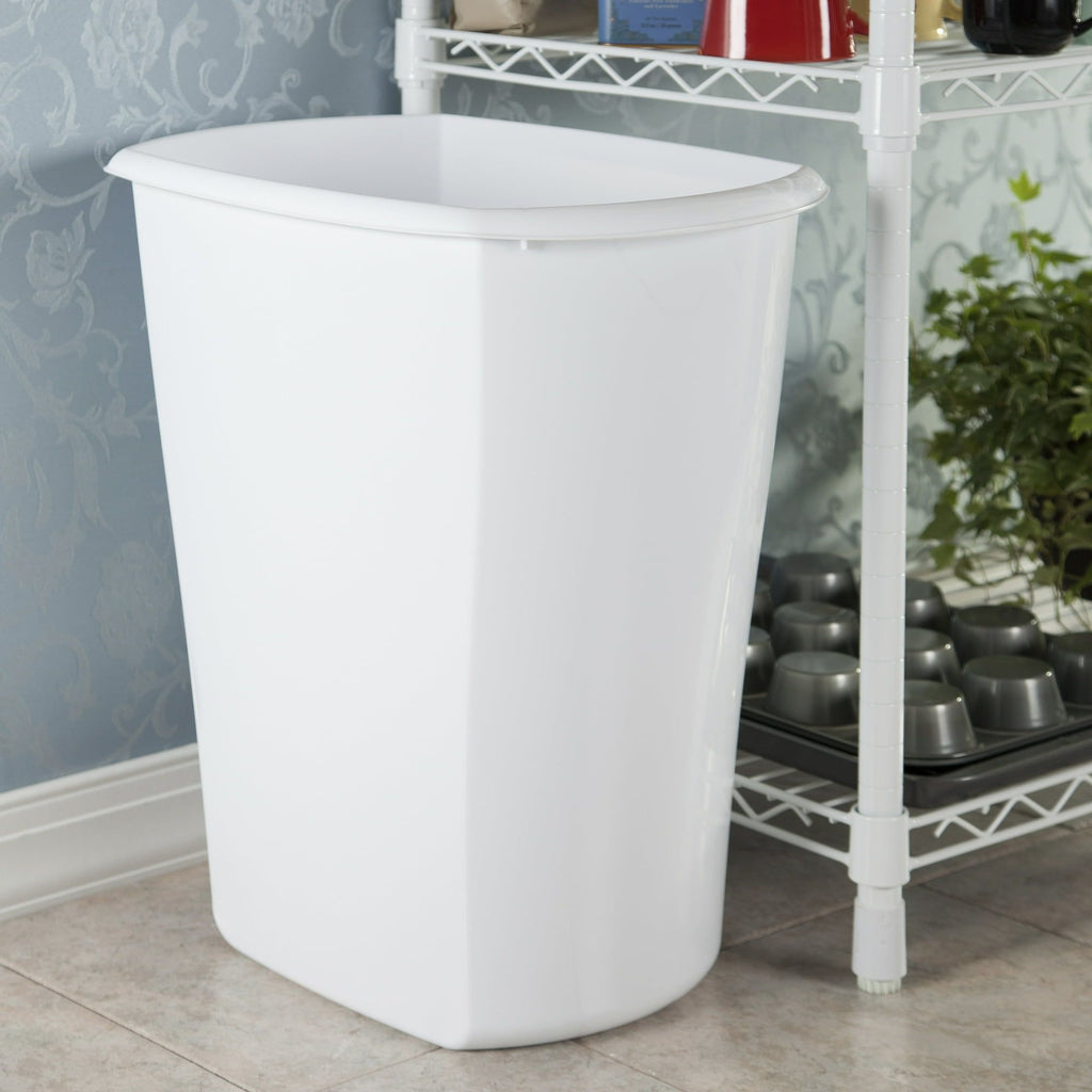Rectangular Wastebasket 2-Pack for Kitchen Organization