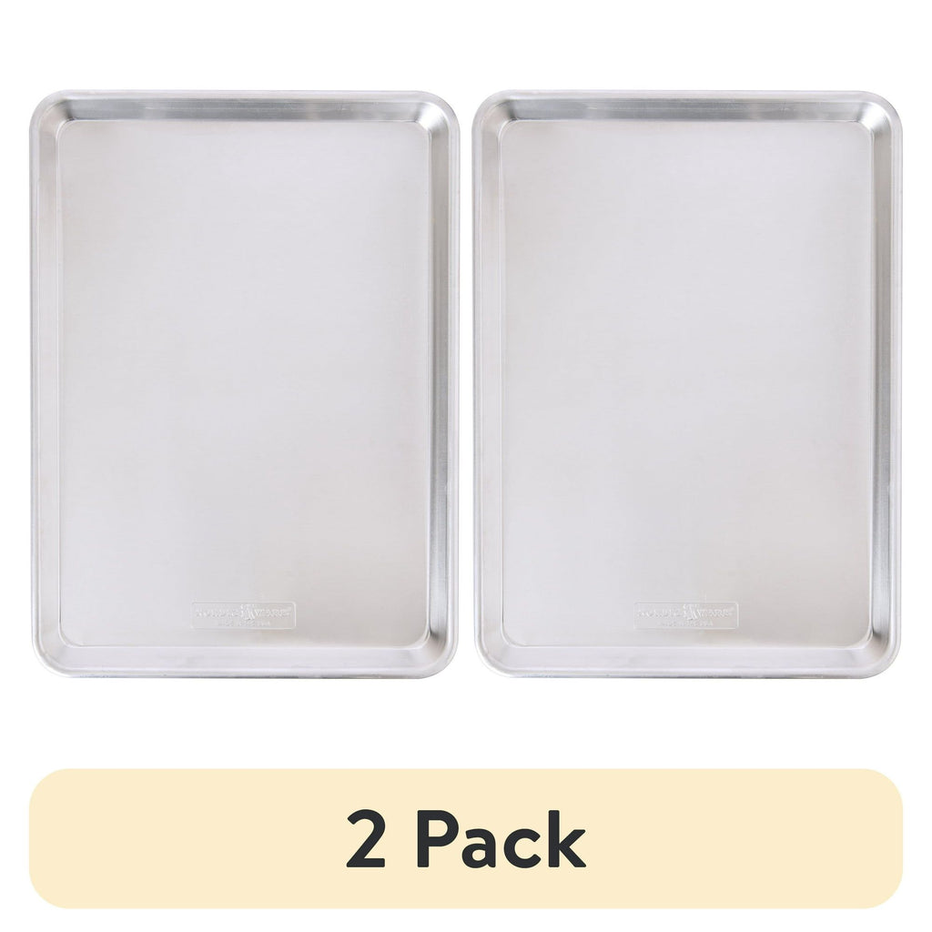 2-Pack Half Sheet Baking Pans – Versatile Kitchen Essentials