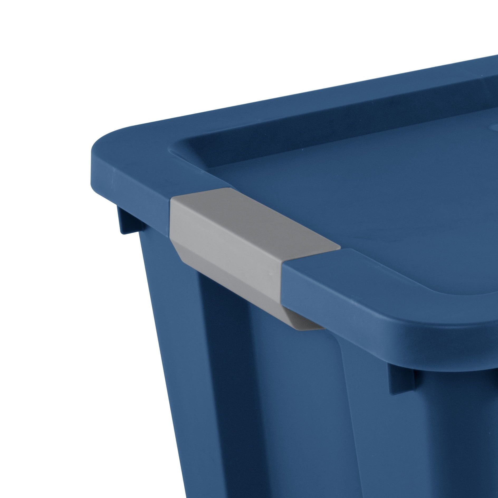 2-Pack Large Storage Bins with Secure Latching Lids