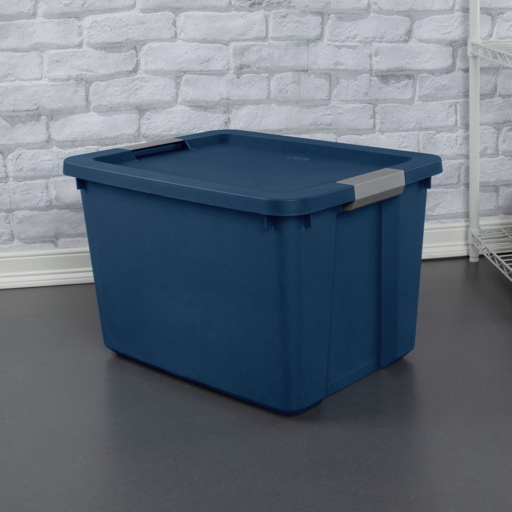 2-Pack Large Storage Bins with Secure Latching Lids