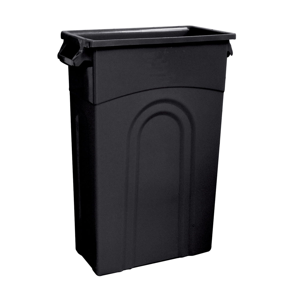Two Tall Slim Trash Containers for Tight Kitchen, Pantry, or Garage Spots