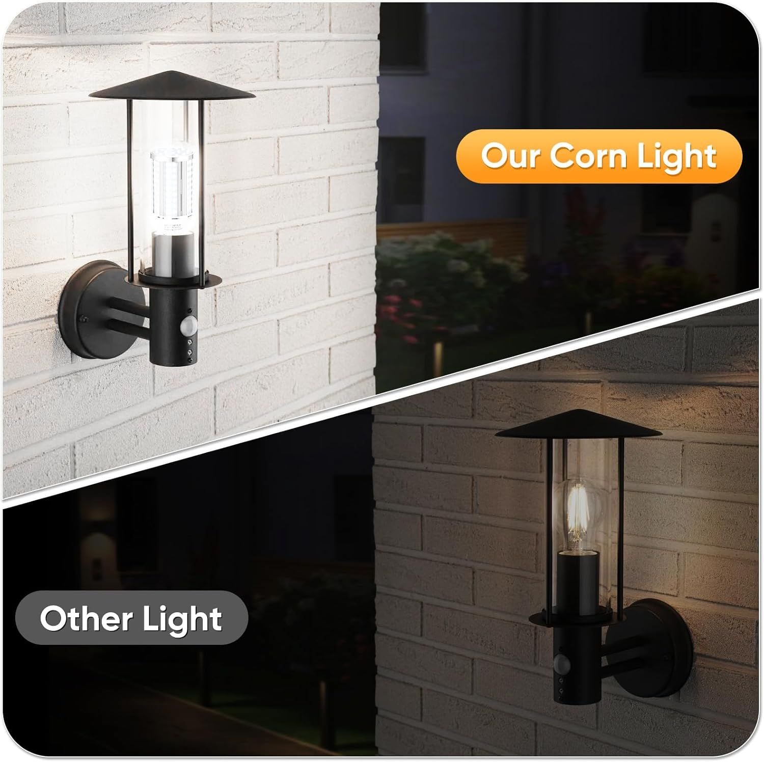 2 Pack 36W Fanless Corn LED Light Bulb - 320W Equivalent, 5000K Daylight, 5400 Lumens