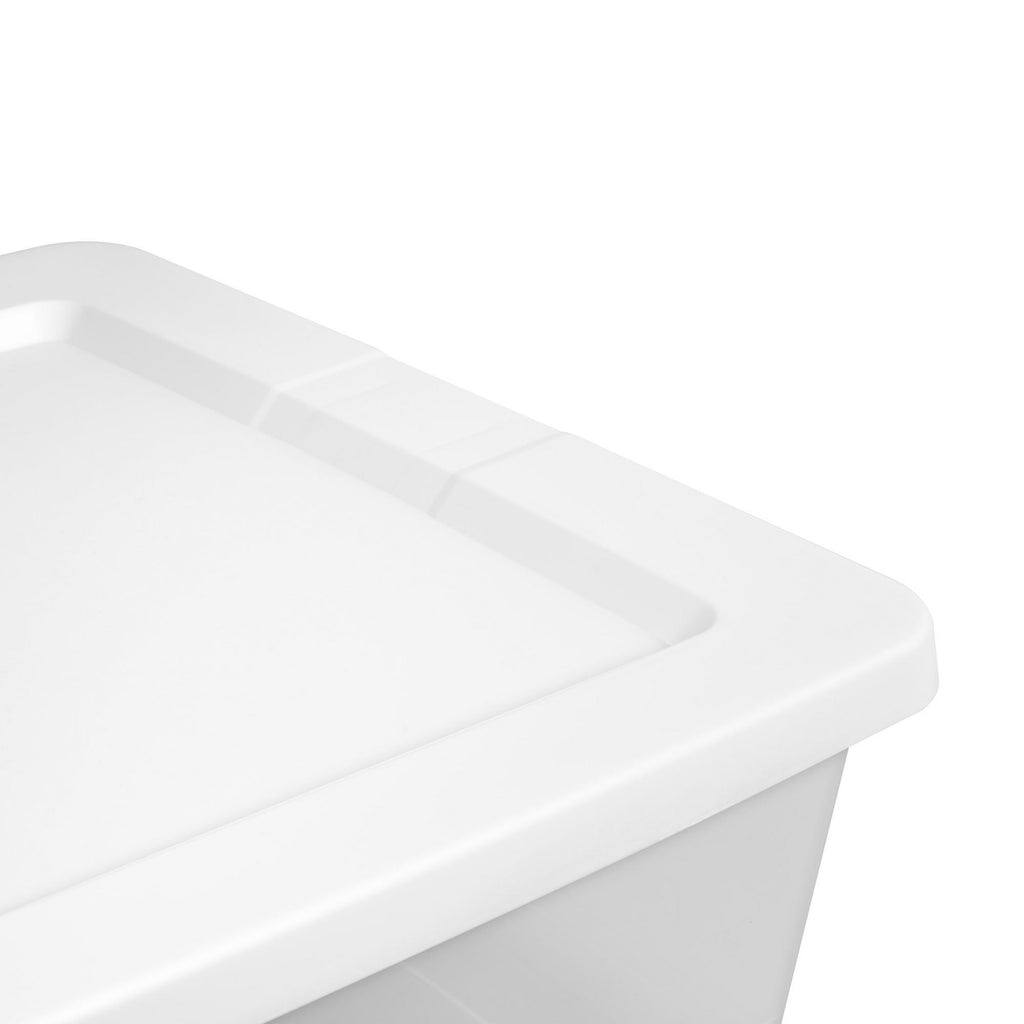 Clear Underbed Storage Bins with Snap-On Lids