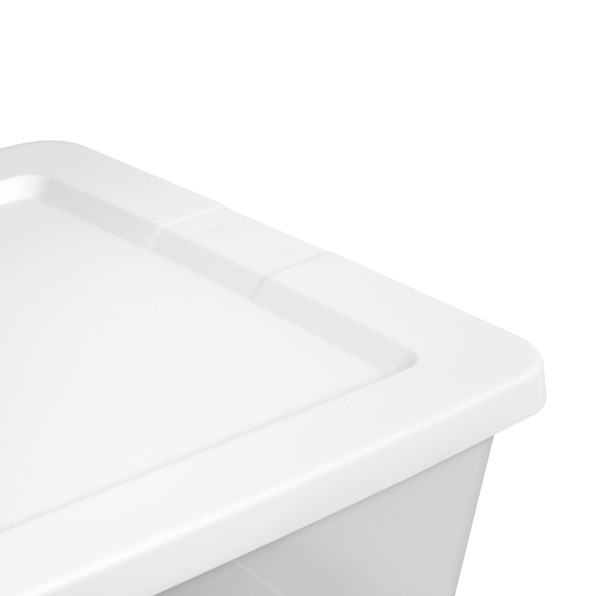 Clear Underbed Storage Bins with Snap-On Lids