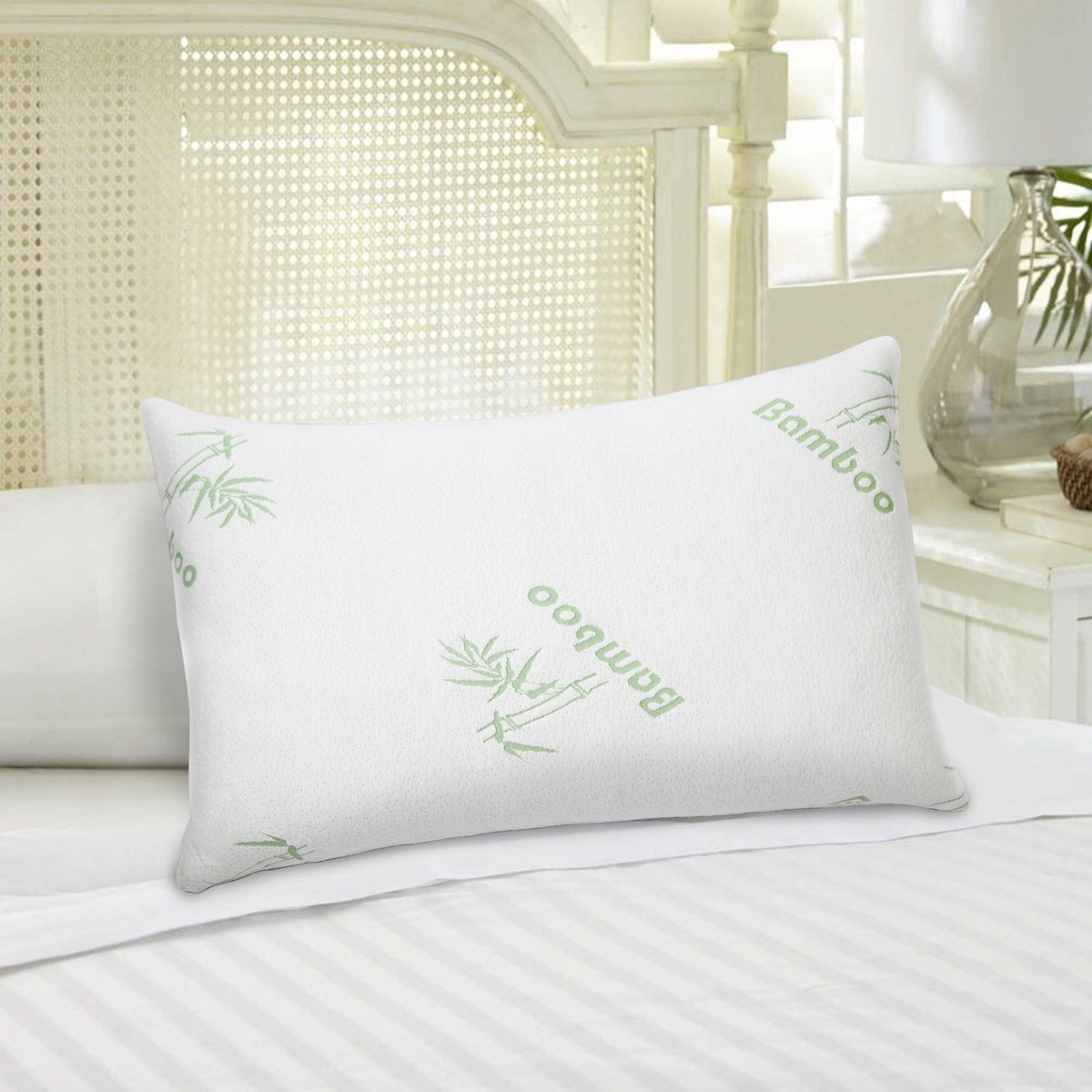 Two-Piece Shredded Memory Foam Bed Pillow Set