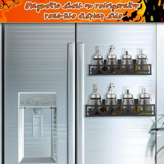 Magnetic Bat Spice Rack Set for Fridge Seasoning Storage