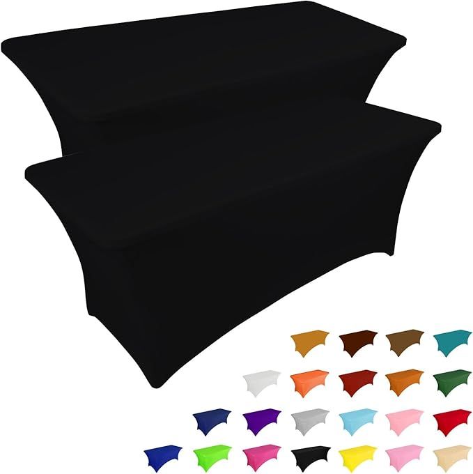 Two-Pack Fitted Stretch Covers for Event Tables