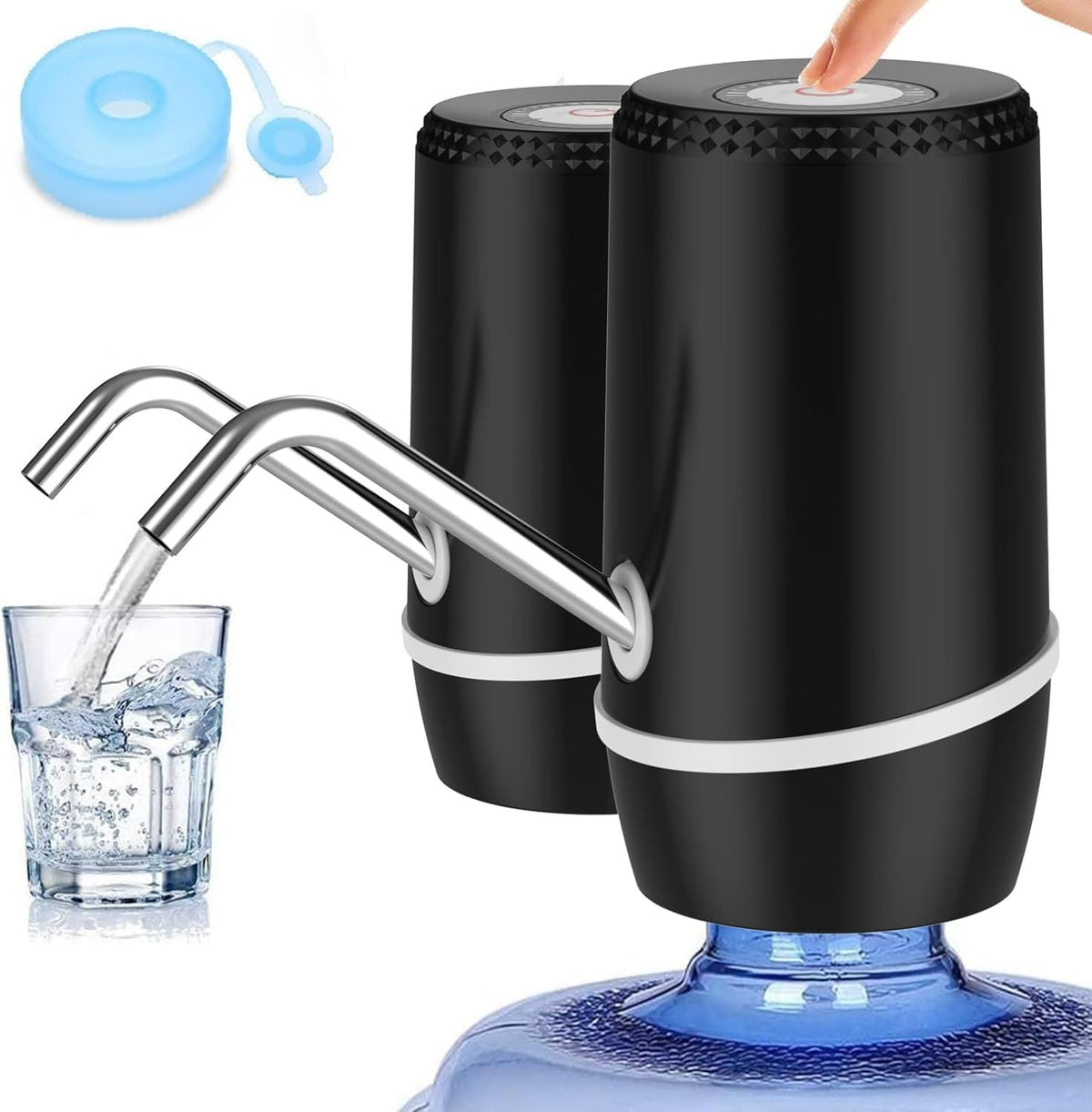 Portable Electric Water Bottle Pump Set