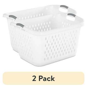 Extra Large 2.7 Bushel Plastic Laundry Basket with Carry Handles