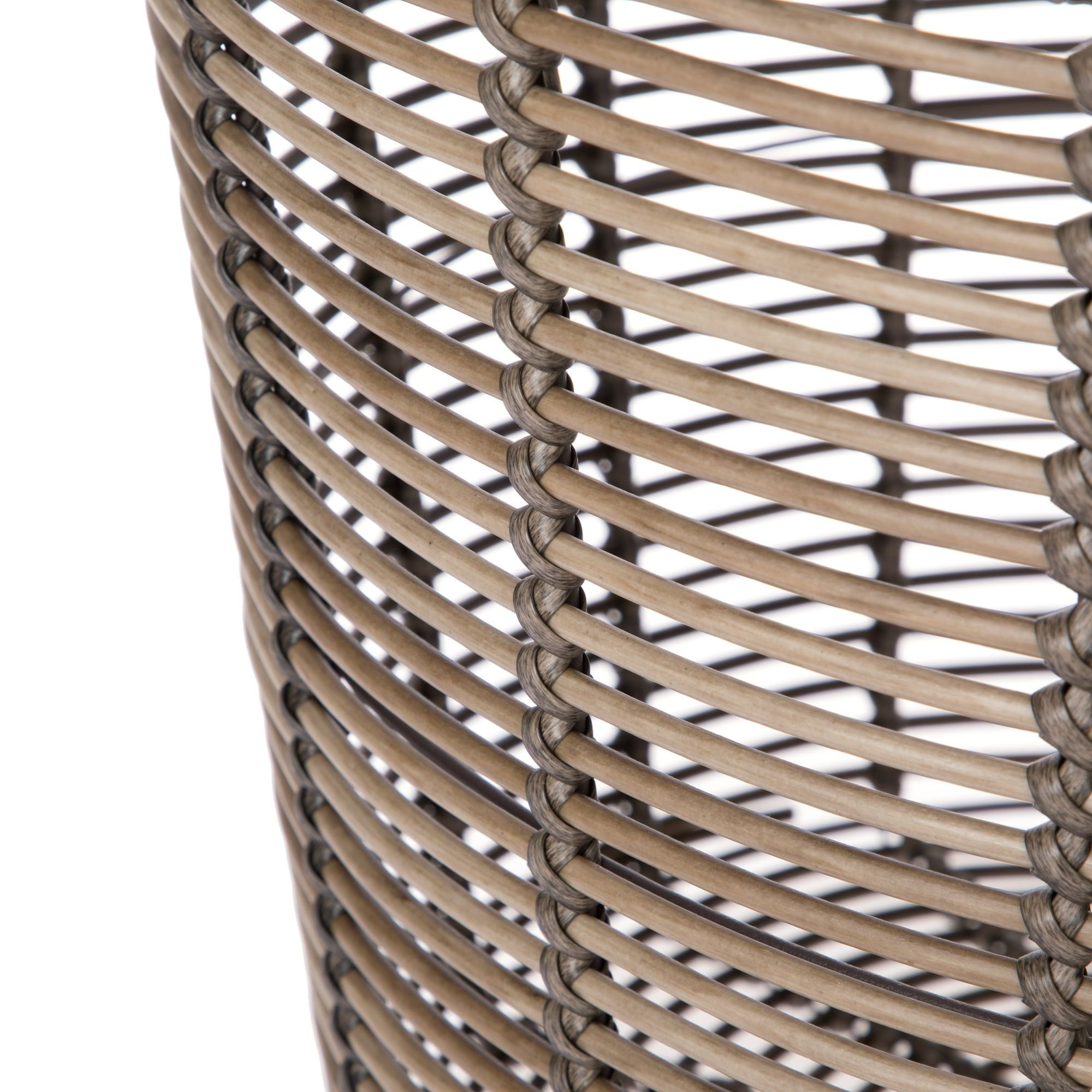 Extra Large Round Decorative Storage Basket with Handles