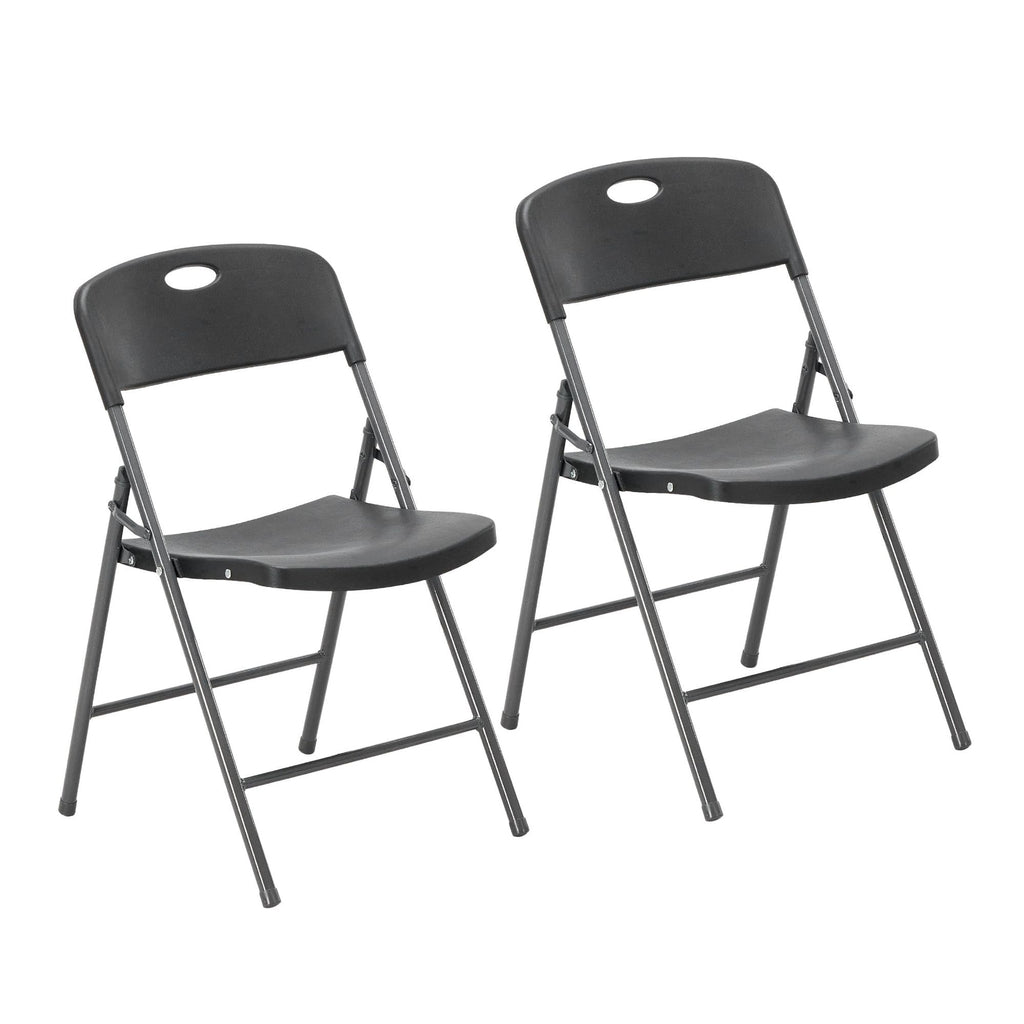 Black Folding Chairs for Home, Office, and Events