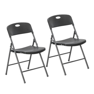 Black Folding Chairs for Home, Office, and Events