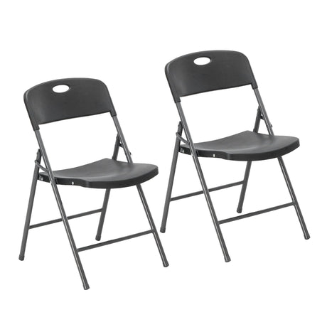 Black Folding Chairs for Home, Office, and Events