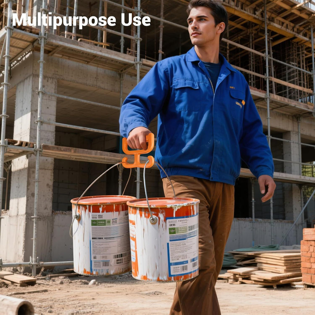 Grocery Bag Carrier Handles That Gather Multiple Bags in One Trip