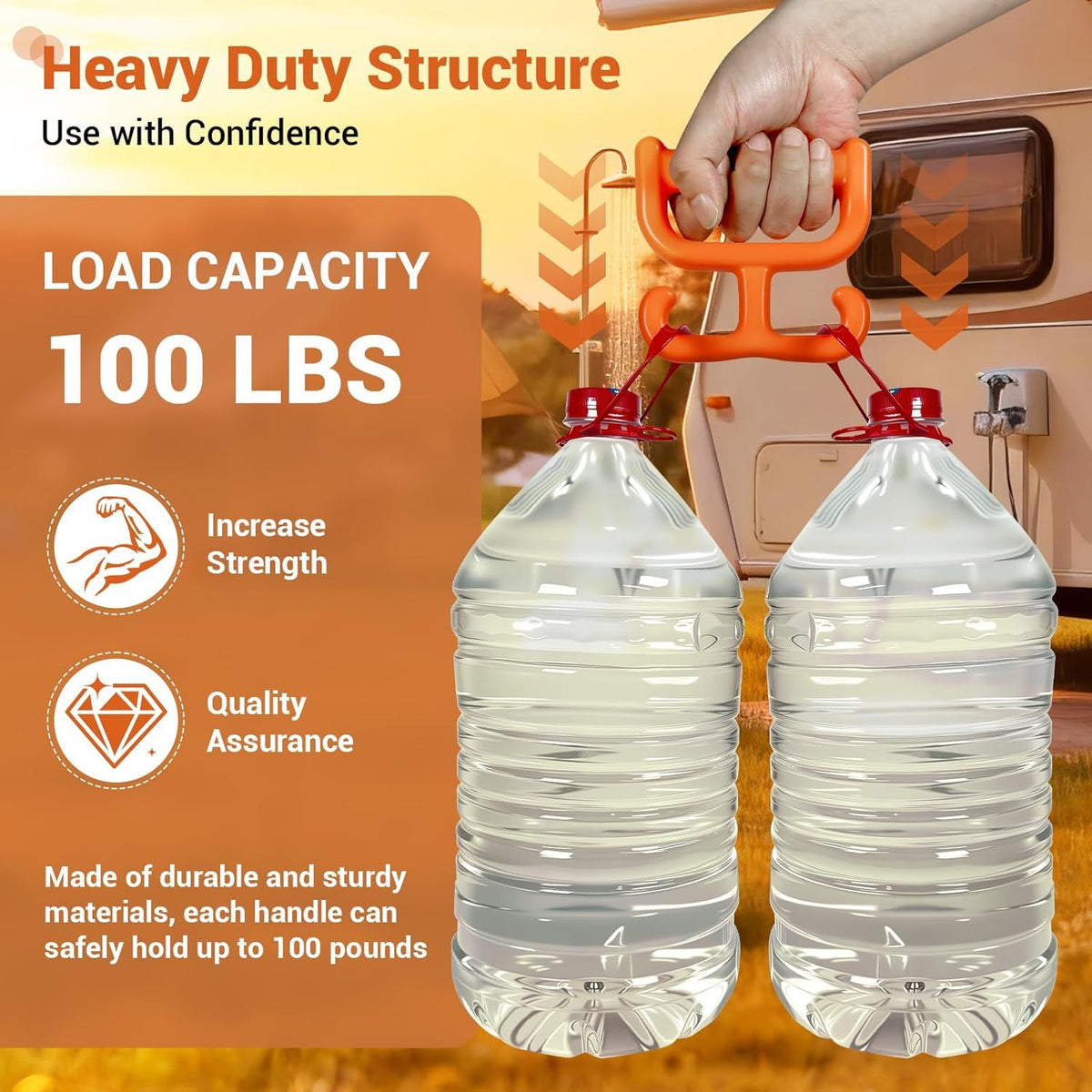 Grocery Bag Carrier Handles That Gather Multiple Bags in One Trip