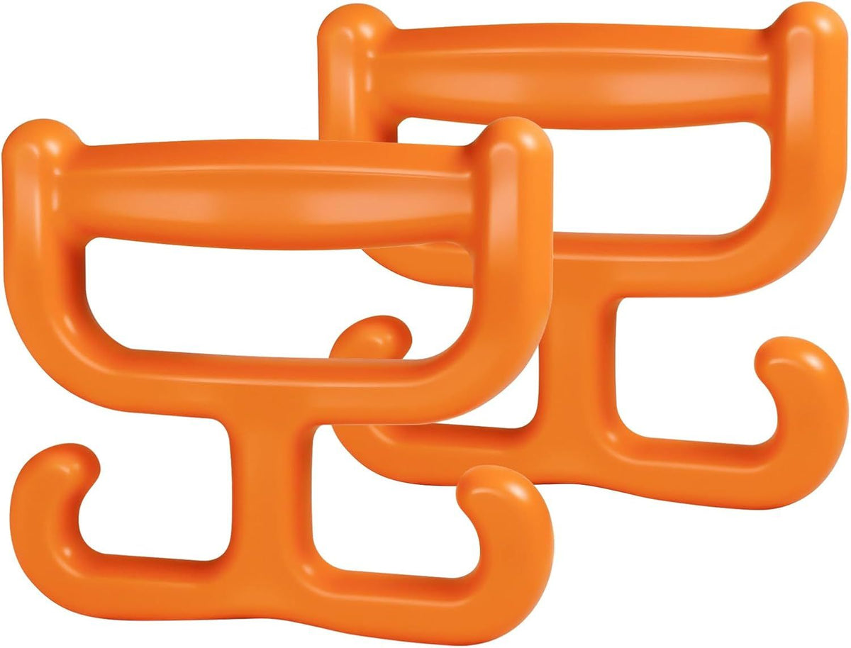 Grocery Bag Carrier Handles That Gather Multiple Bags in One Trip