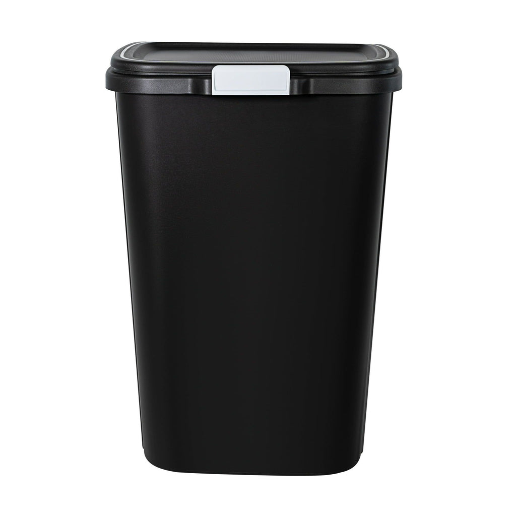 Kitchen Trash Can with Odor-Blocking Touch Lid and Flat-Back Design