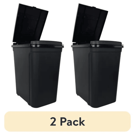2-Pack 7.6 Gallon Touch Top Trash Bins for Home and Office
