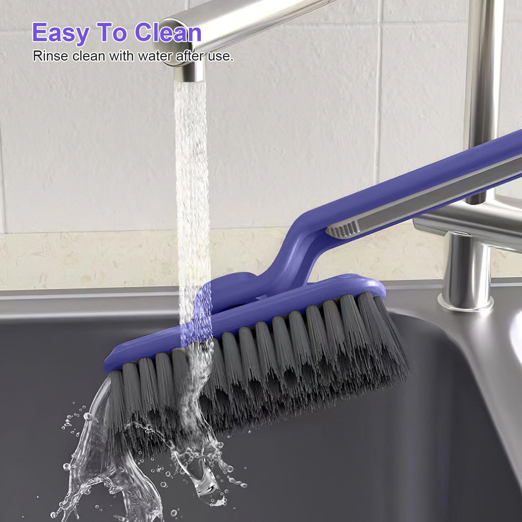 Rotating Crevice Cleaning Brush with Clip and Spade
