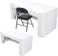 White Open-Back Fitted Table Covers