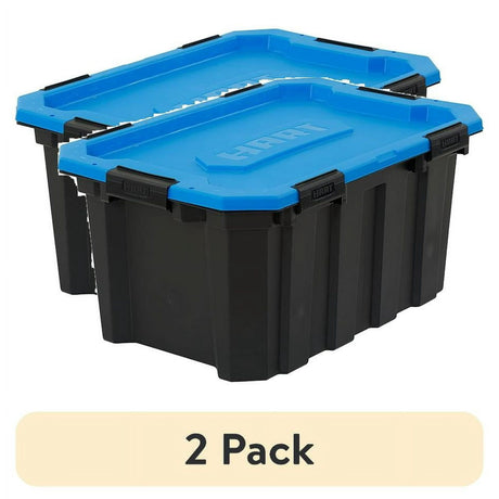 Gasket-Sealed Stackable Storage Bin Set