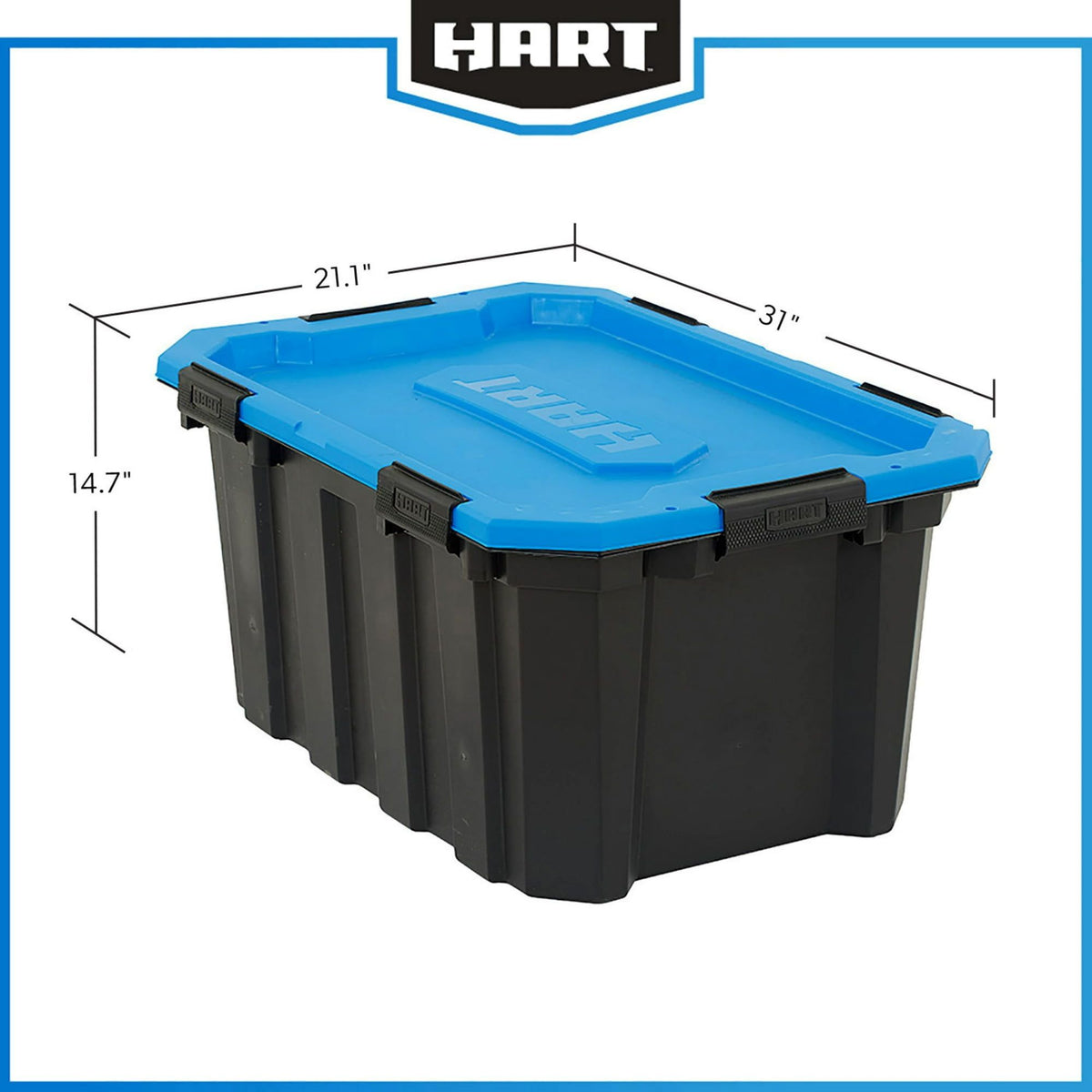 Gasket-Sealed Stackable Storage Bin Set