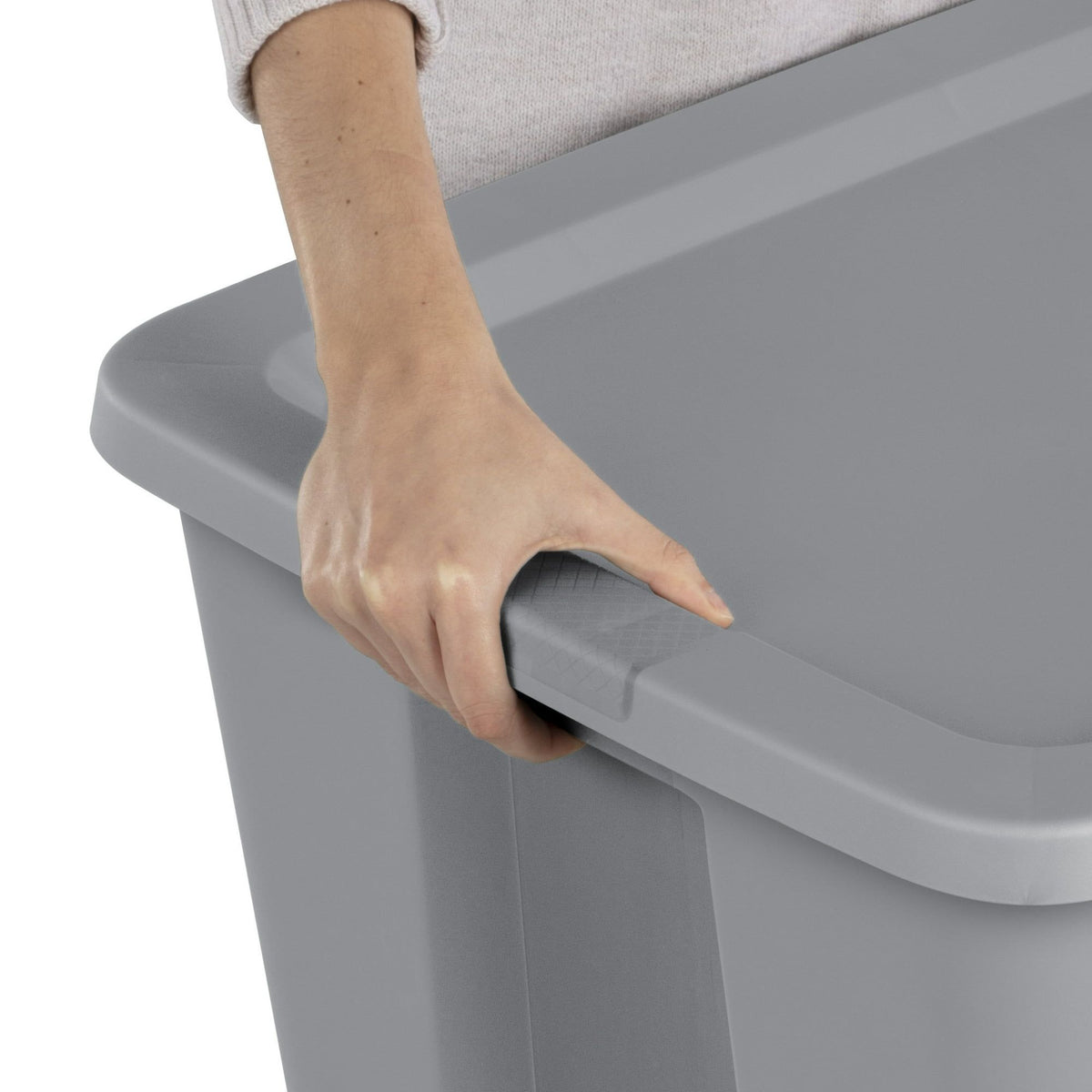Two Extra-Large Storage Bins for Stackable Organization