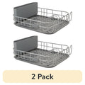 Low-Profile Dish Drying Rack Set for Tidy Kitchen Counters