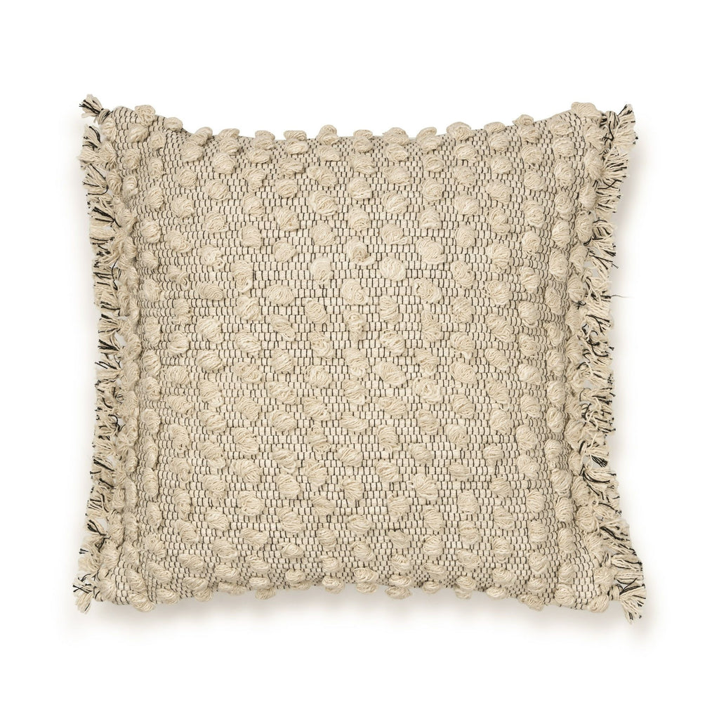 Nubby Dots Throw Pillow (2 Pack) – Neutral Square