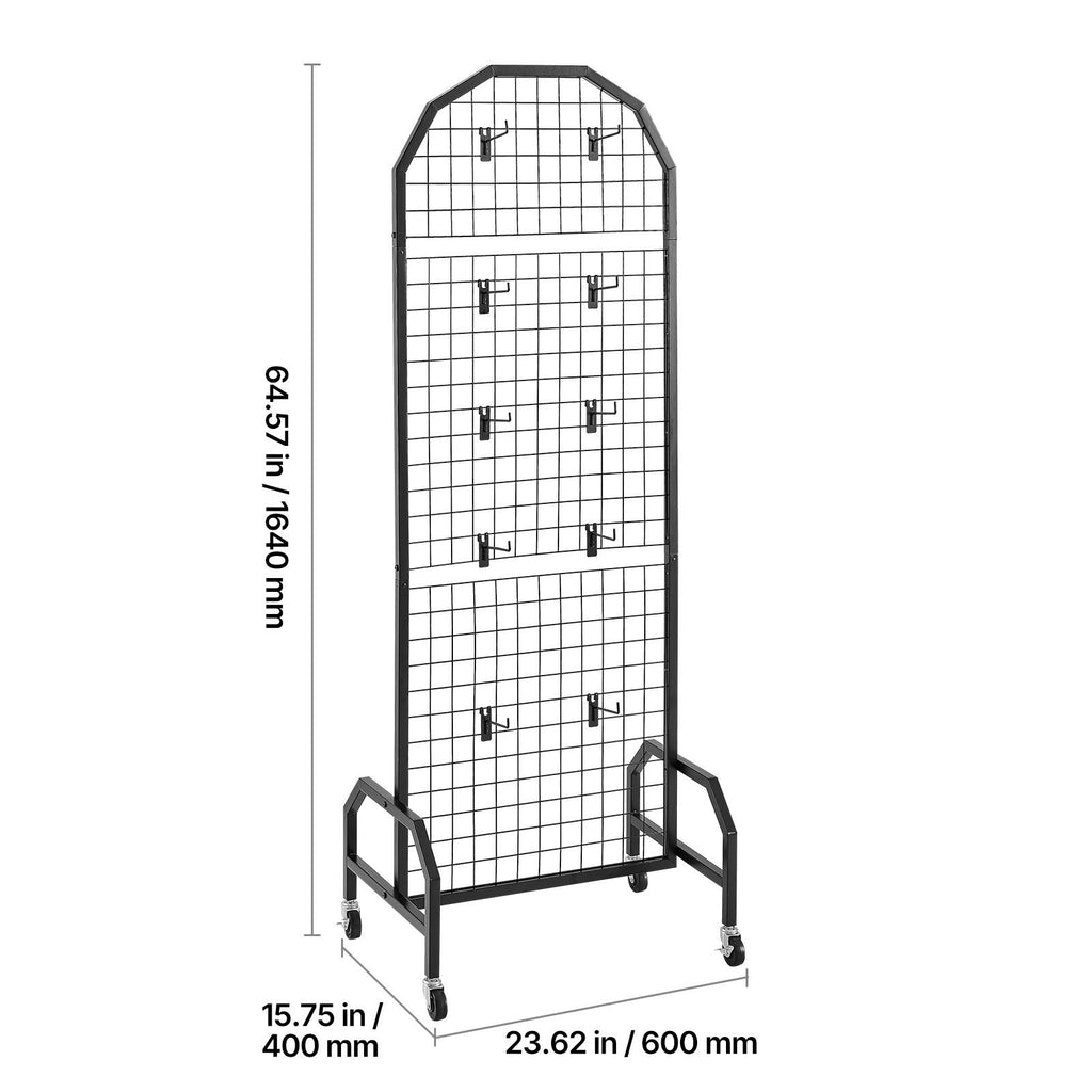 Versatile Wire Grid Wall Panels for Display and Storage
