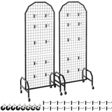Versatile Wire Grid Wall Panels for Display and Storage