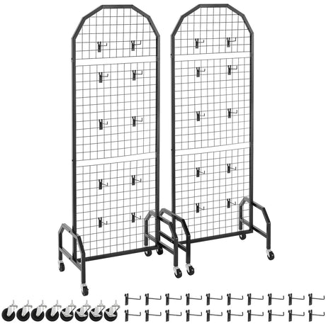 Versatile Wire Grid Wall Panels for Display and Storage
