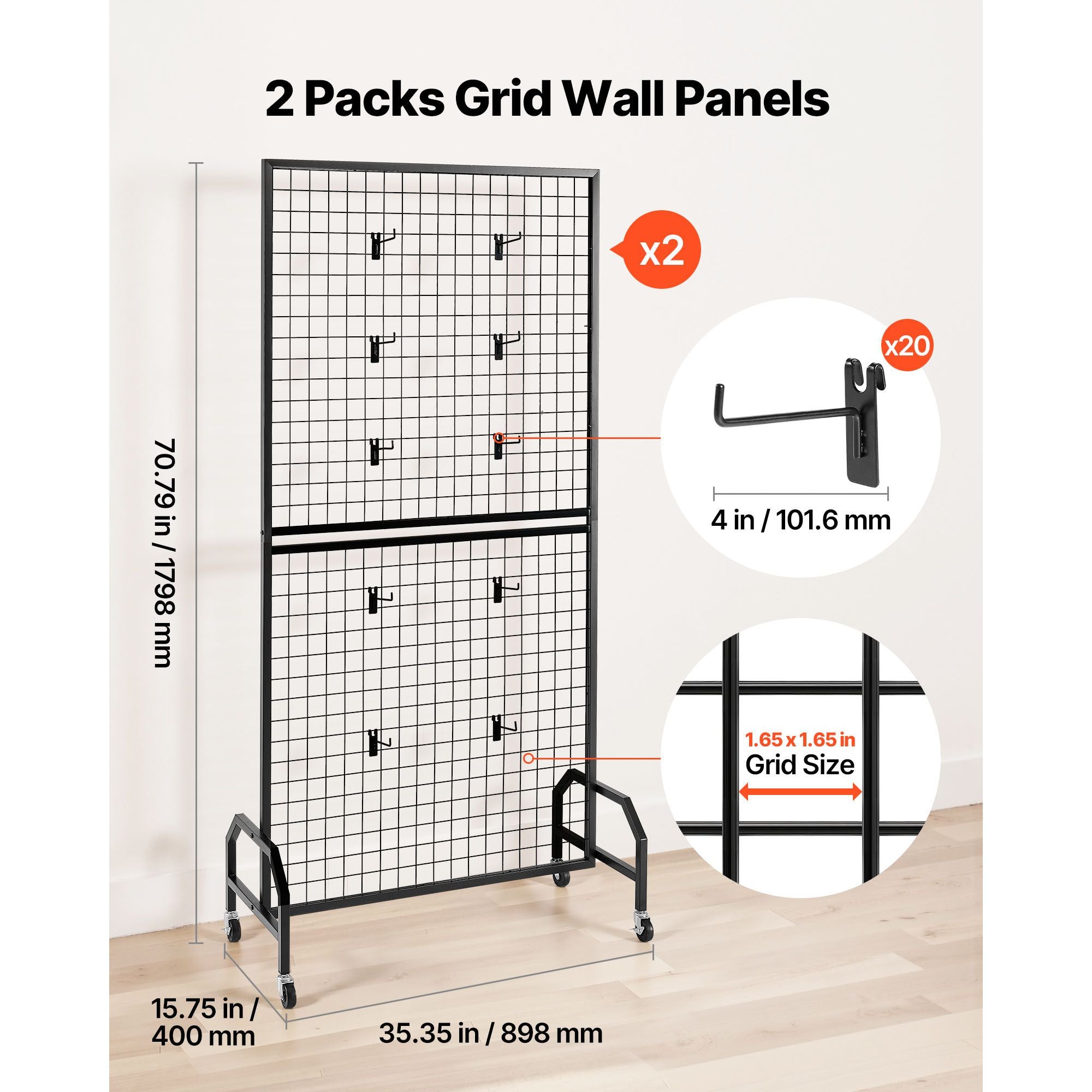 Bring Order to Your Space with a Versatile Grid Wall Organizer