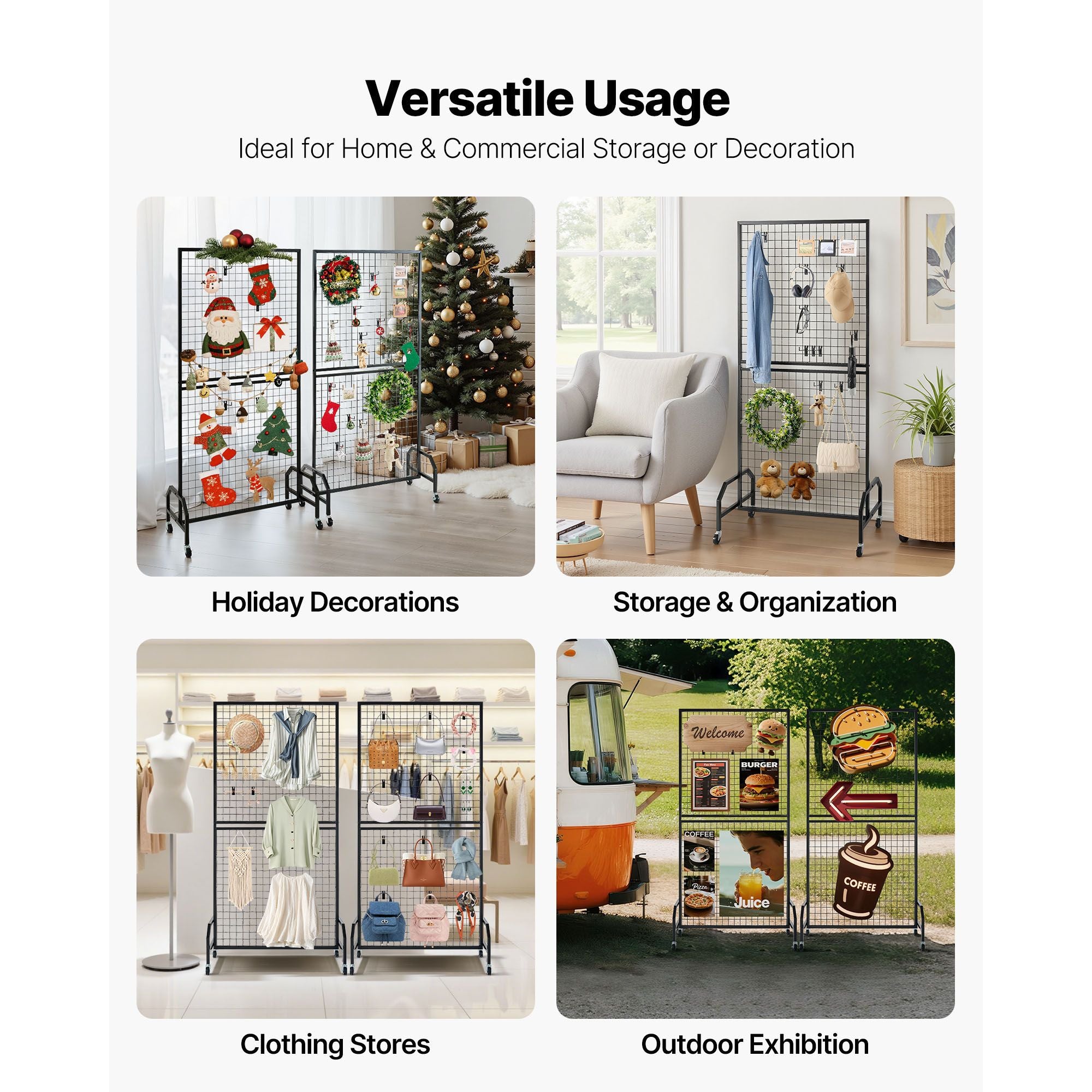Bring Order to Your Space with a Versatile Grid Wall Organizer