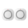 2-Pack Smoke Alarm with Photoelectric Sensor for Home Fire Protection