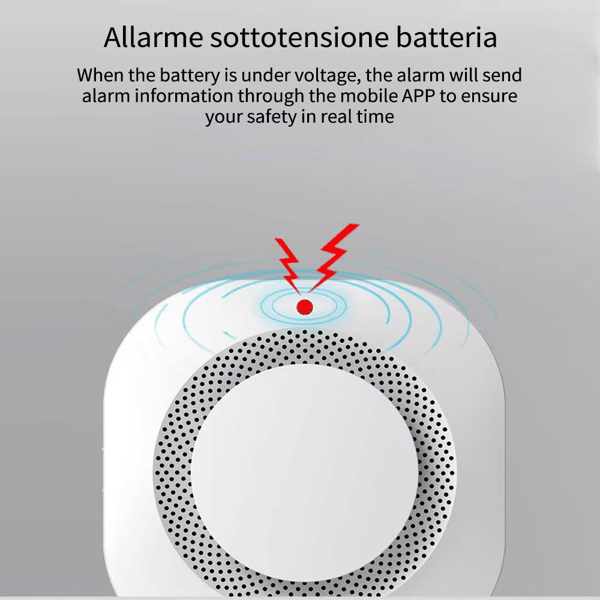 2-Pack Smoke Alarm with Photoelectric Sensor for Home Fire Protection
