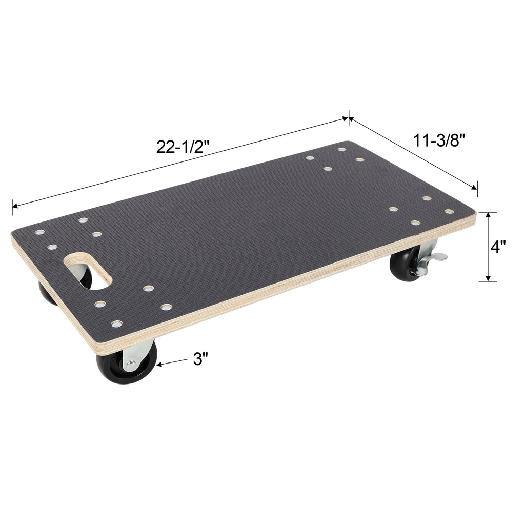 practical Furniture Moving Dolly with Swivel Casters and Brakes