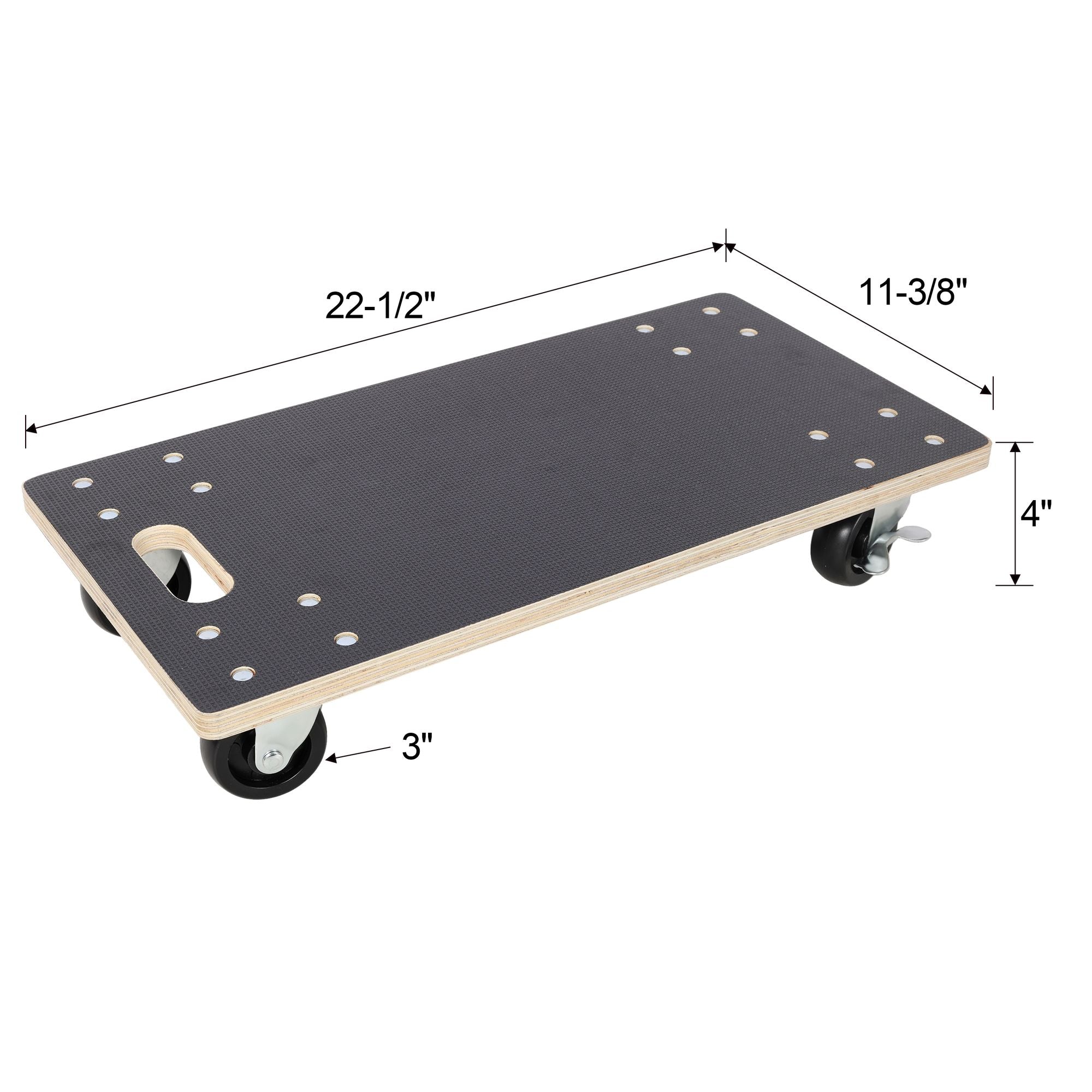 practical Furniture Moving Dolly with Swivel Casters and Brakes