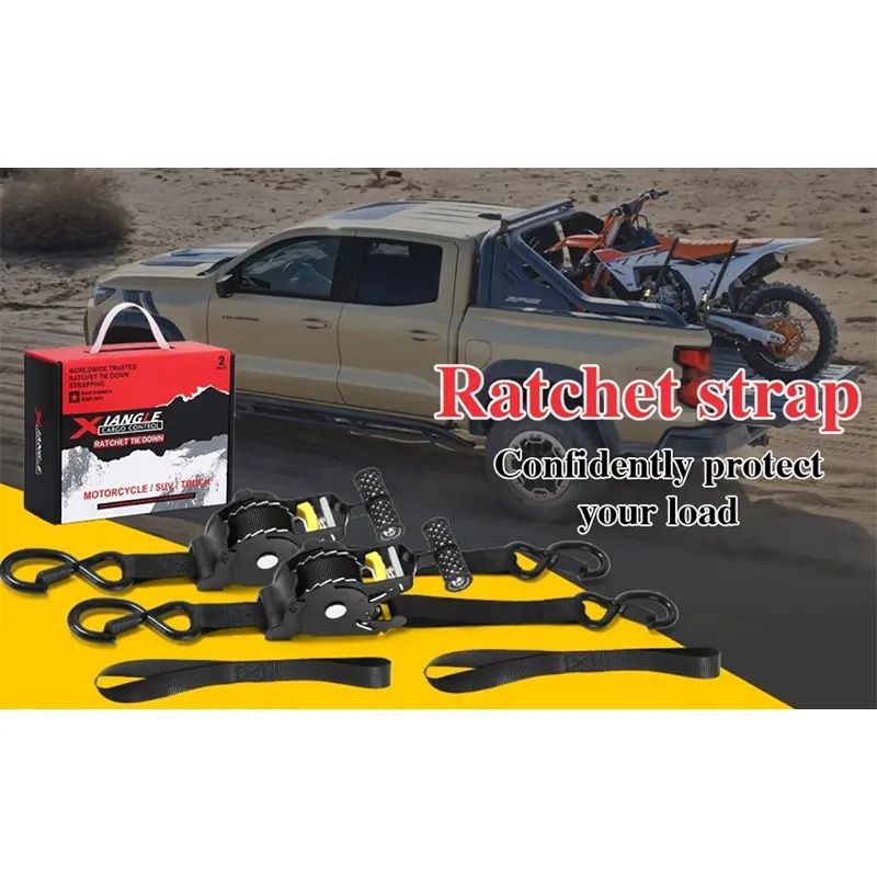 Automatic Self-Tightening Cargo Tensioner Set