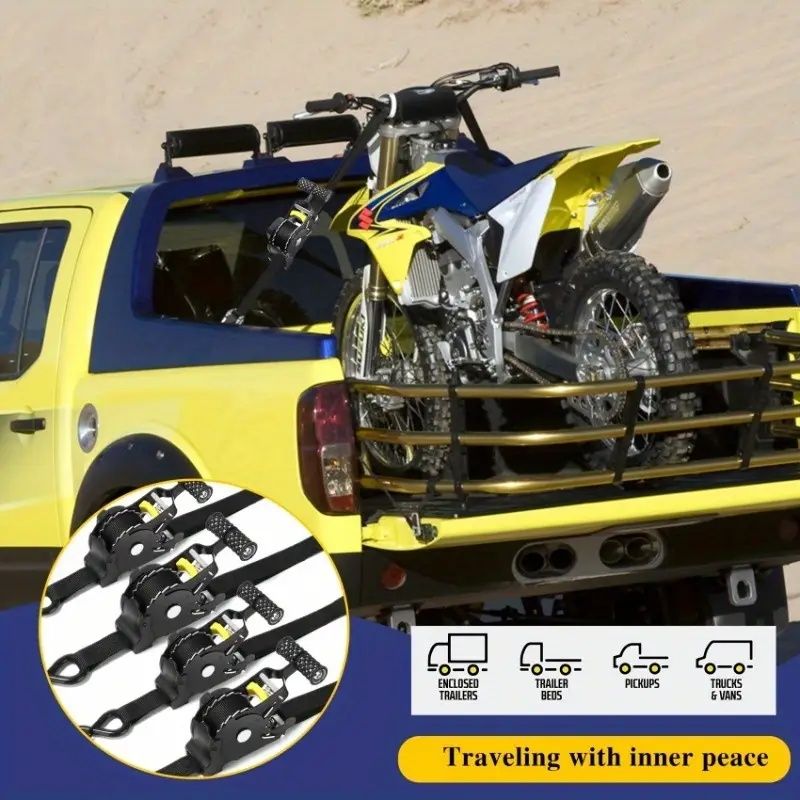 Automatic Self-Tightening Cargo Tensioner Set