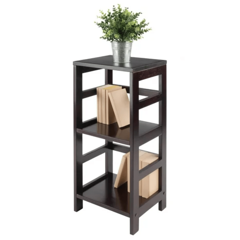 2-Section Open Shelf, Espresso Finish (Shipment from Walmart)