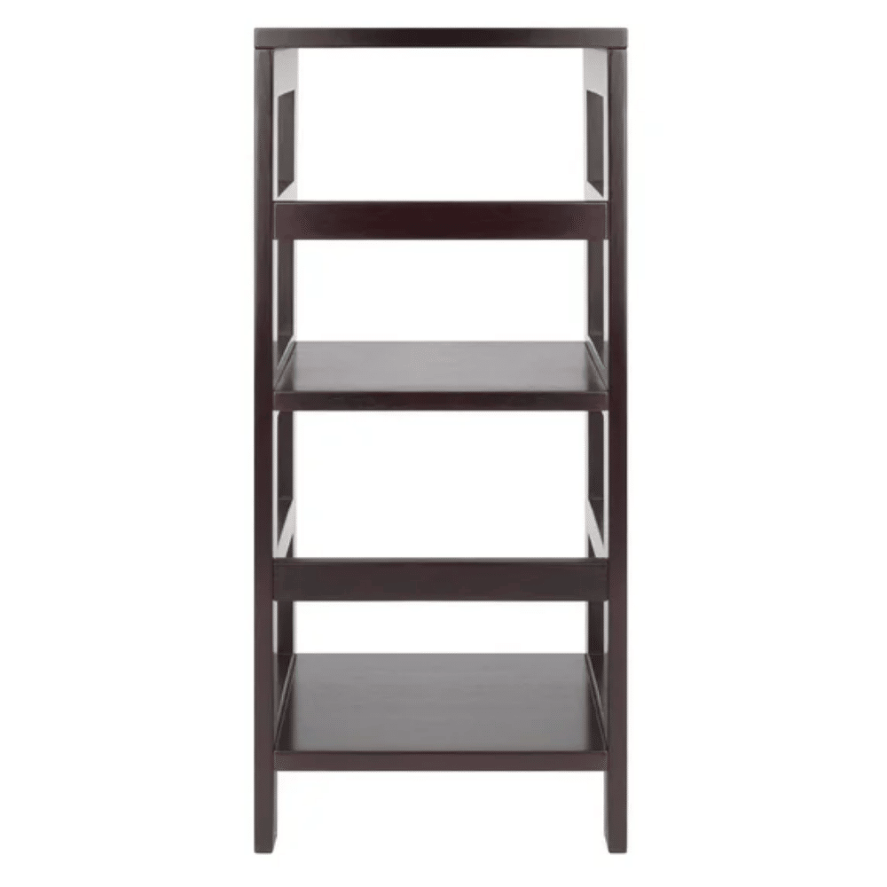 2-Section Open Shelf, Espresso Finish (Shipment from Walmart)