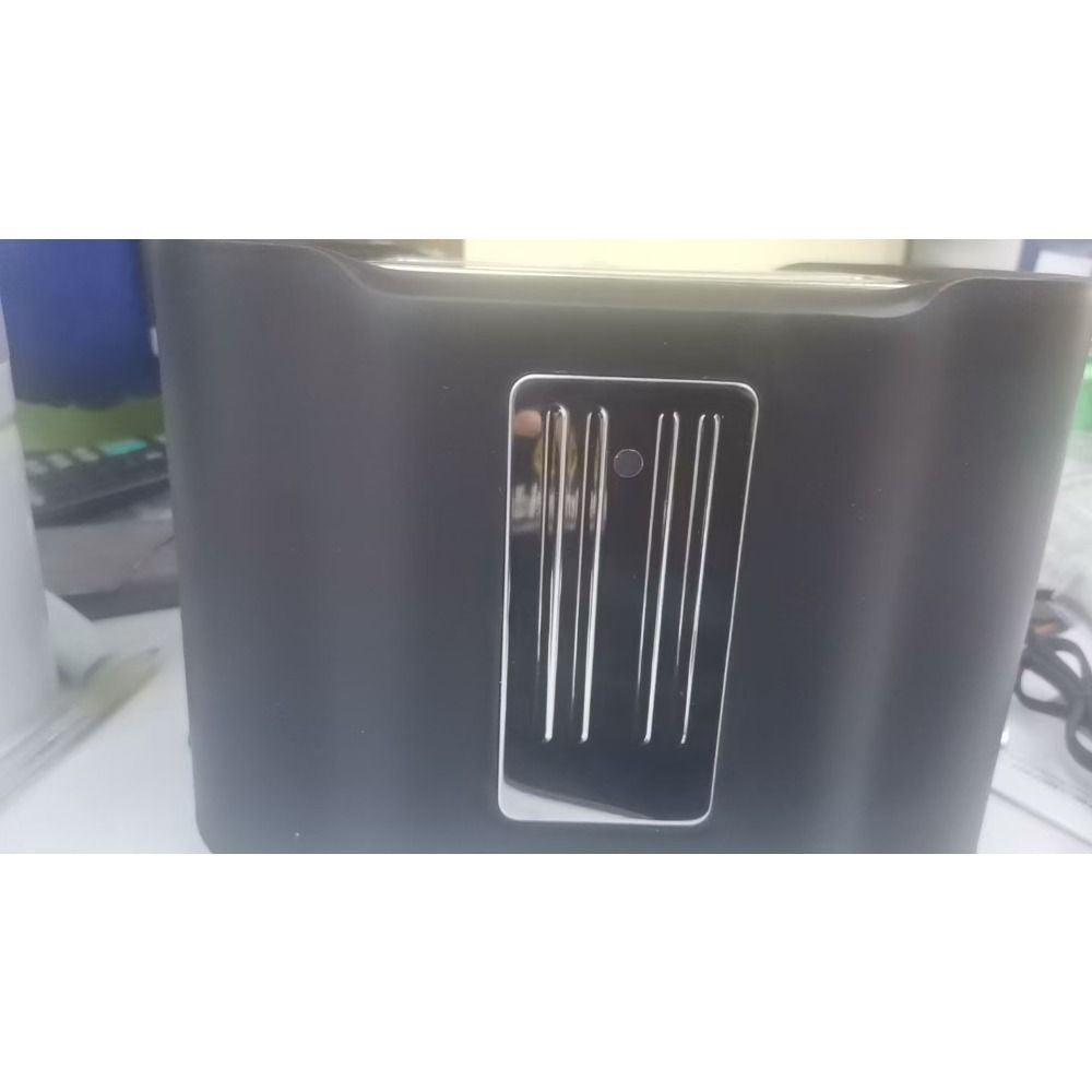 Compact Wide-Slot Toaster with Adjustable Browning and Crumb Tray