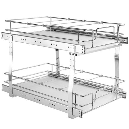 VEVOR Two-Tier Pull-Out Cabinet Organizer