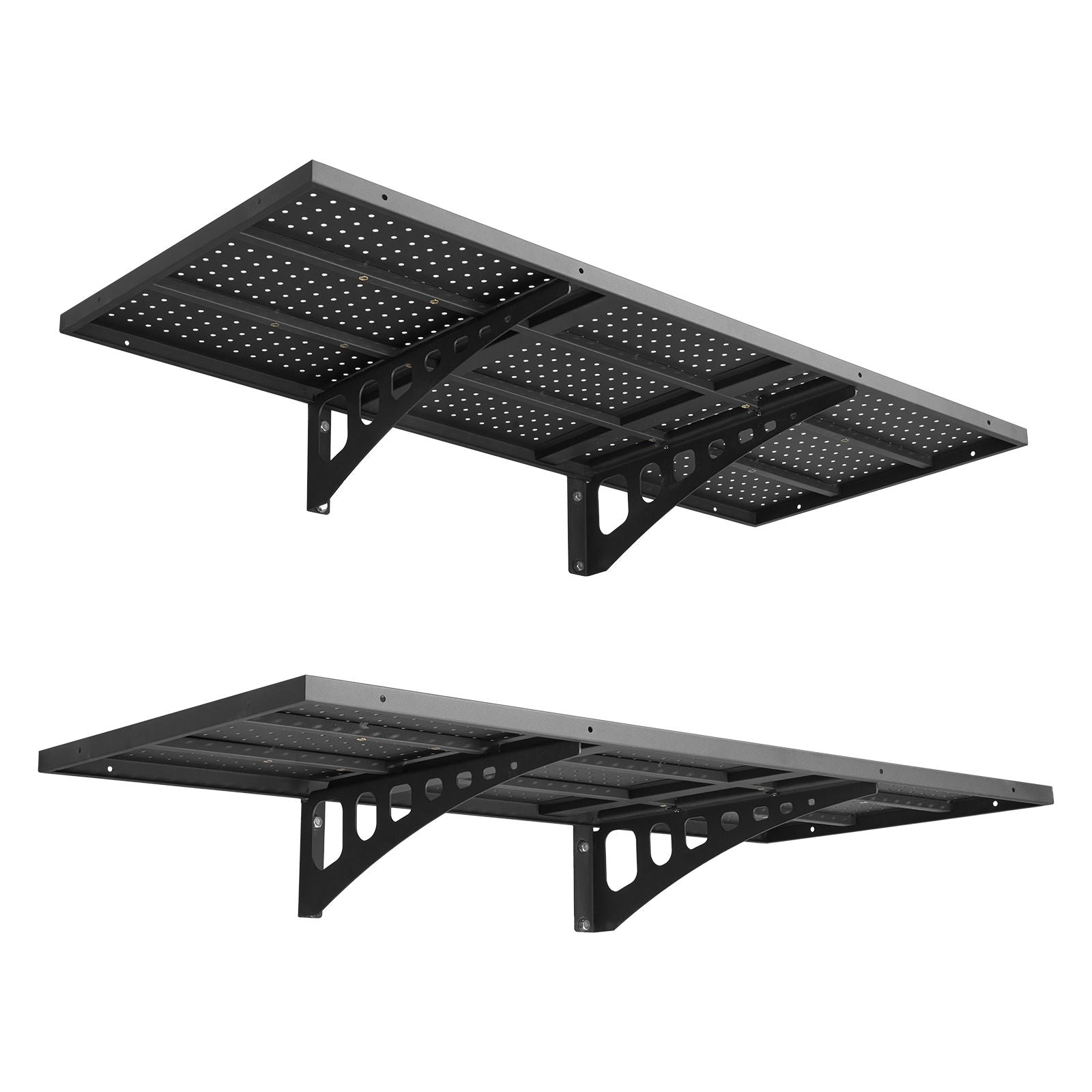 practical Wall-Mounted Garage Shelving for Secure Storage