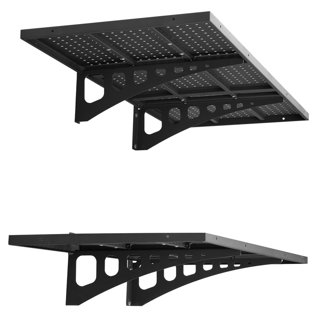 practical Wall-Mounted Garage Shelving for Secure Storage
