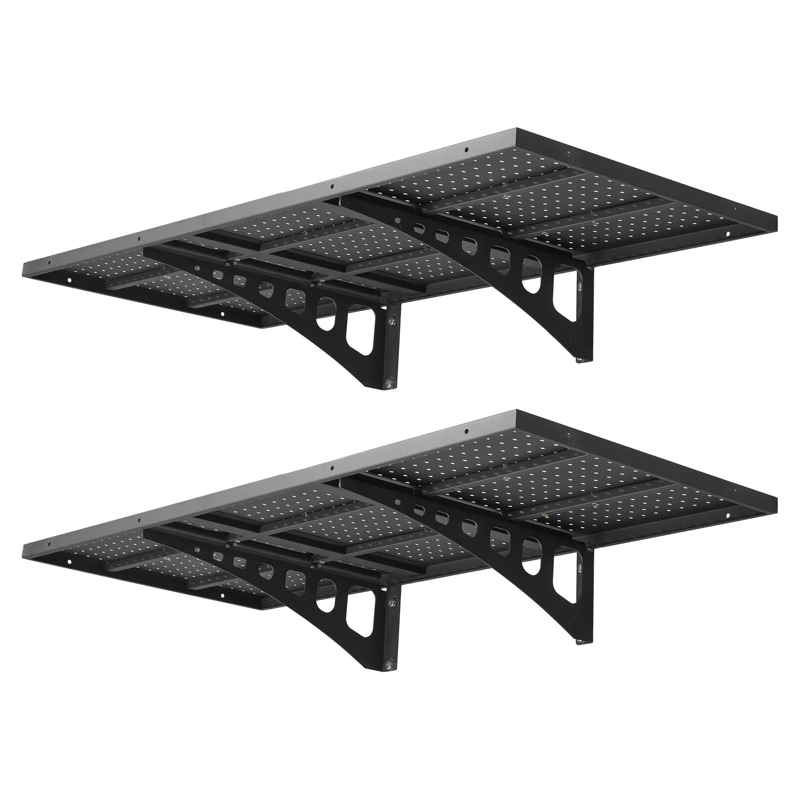 practical Wall-Mounted Garage Shelving for Secure Storage